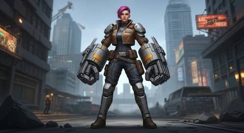 Vi from Arcane: The Dystopian Warrior