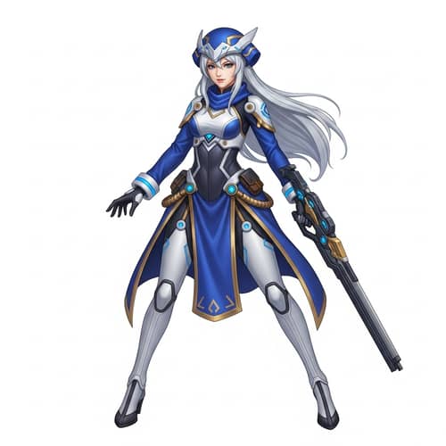 Elsword EVE Code: Sariel - Futuristic Female Combatant
