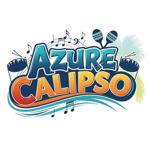 Azure Calipso Band Logo Design | Caribbean Music Inspired