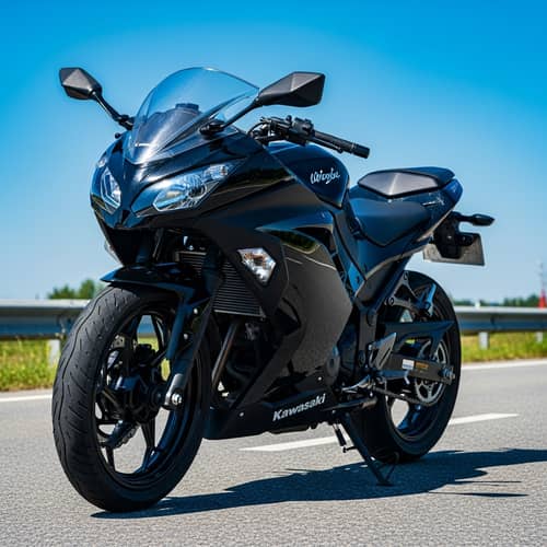 Sleek Kawasaki Ninja 300 Motorcycle Design