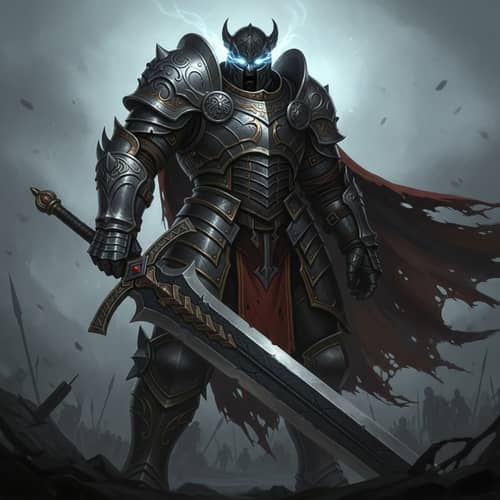 Berserker Warrior in Enigmatic Armor | Fantasy Art 1366x768
