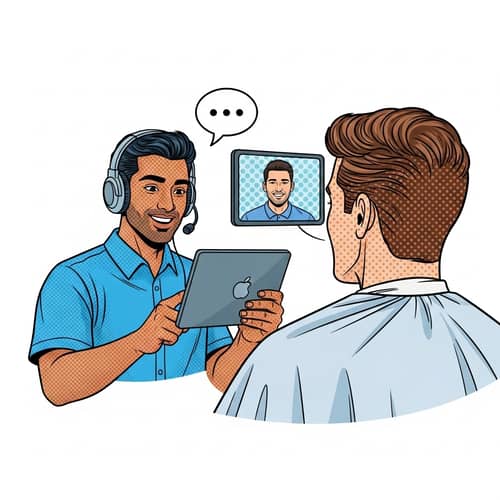 Tech-Savvy Barber Team: Traditional Barbering Meets Technology