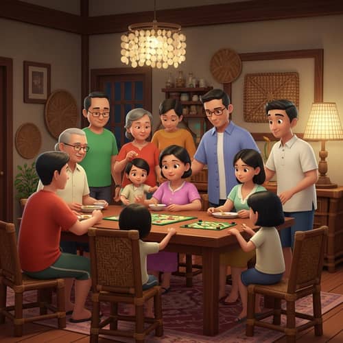Traditional Filipino Family Living Together | Warm & Loving Household