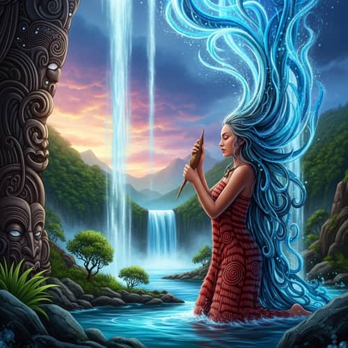 Papatuanuku: Maori Earth Mother Art with Ethereal Beauty