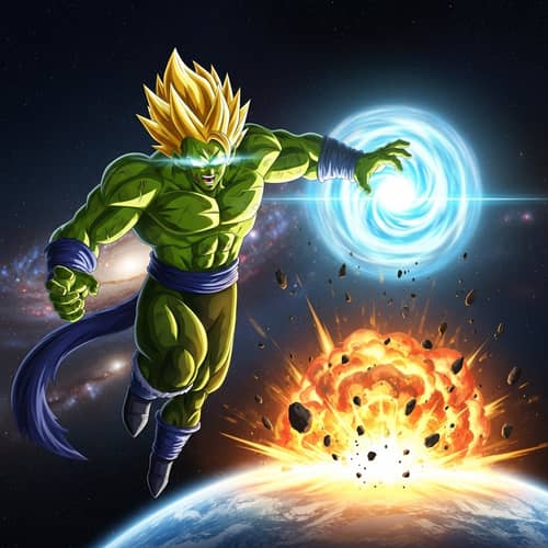 Broly Planet Destruction | Ultimate Power Unleashed