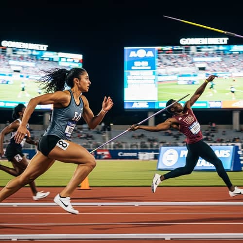 University Track and Field: Dynamic Action Photography