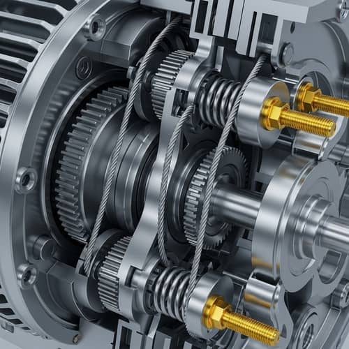 High-Resolution Image of Glossy New Motor | Modern Engineering Practices