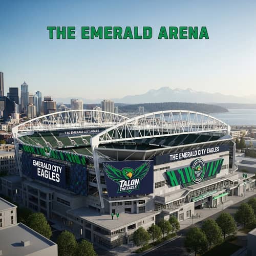 Emerald City Eagles: The Emerald Arena - Home of Talon the Eagle