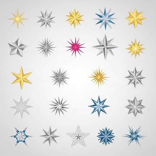 Dazzling Star Collection - Modern, Vibrant & Intricate Designs