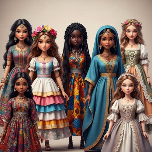 Artificial Intelligence-Inspired Diverse Doll Collection