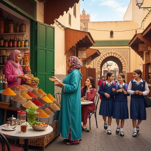 Moroccan Women in Fes - Diversity and Culture on Display