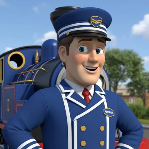 Thomas the tank engine humanized