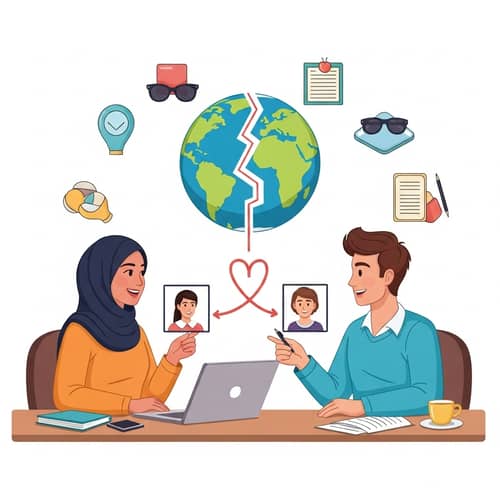 Long-Distance Relationship: Virtual Love Across Borders