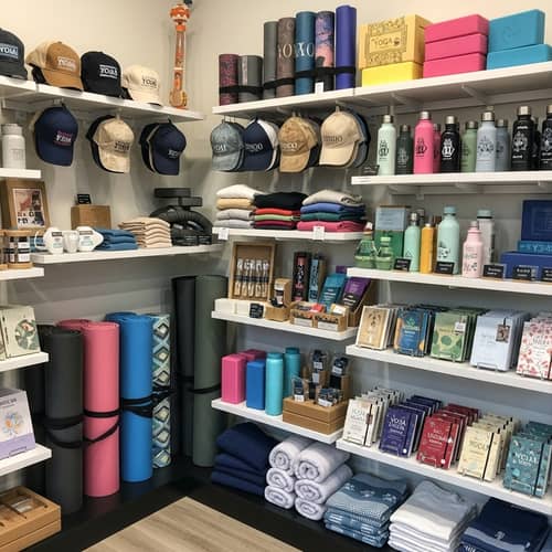 Yoga Merchandise Corner: Mats, Apparel, Hats & More