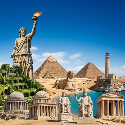 All Seven Wonders of the World in One Location
