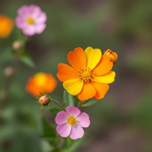Delicate Fleur de Joie | Radiant Floral Blossom for Happiness