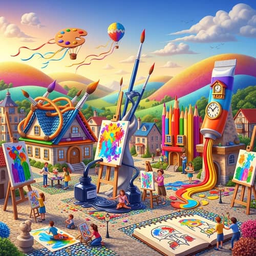 Creative Town: An Artistic and Vibrant Community