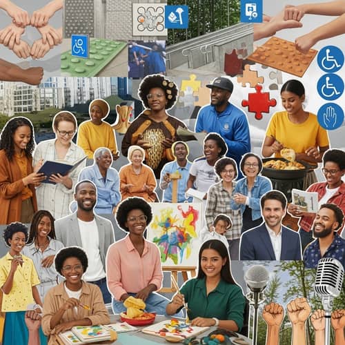 Diversity in Action: A Collage of Unity and Empowerment