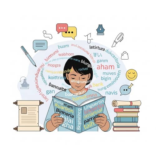 Enhance Linguistic Intelligence with Multilingual Imagery