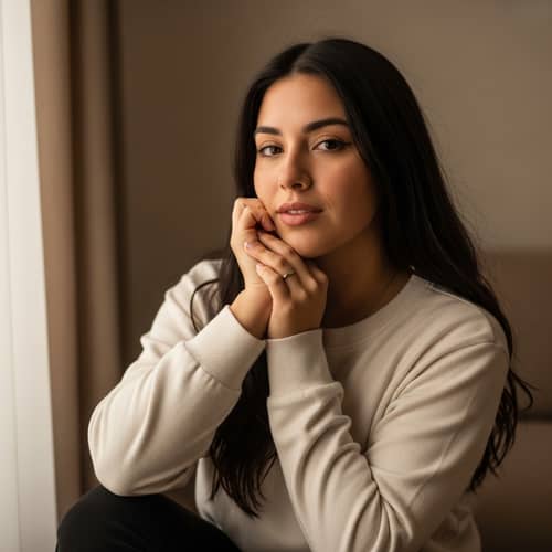 Intimate Portrait Photography with Warm Color Tones