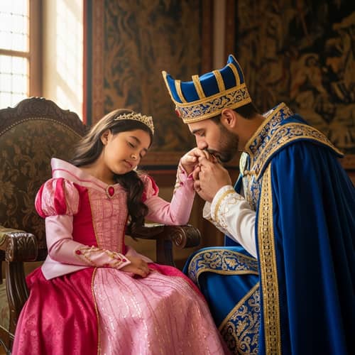 Sleeping Beauty | Enchanting Scene of a Princess and Prince