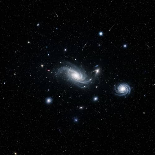 Night Sky Abstract | Celestial Bodies and Mystique