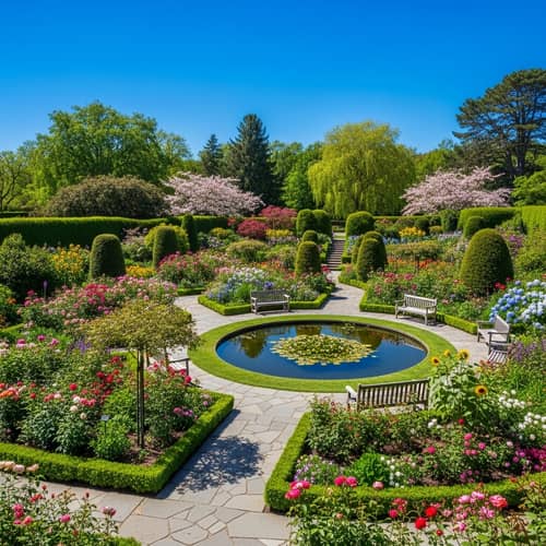 Serene Garden Oasis|Tranquil Nature Beauty