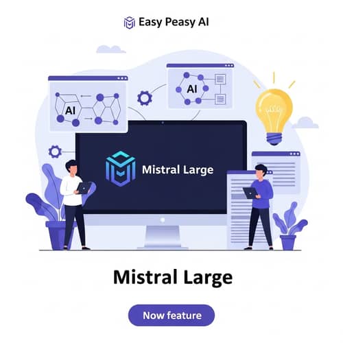 Discover Mistral Large: Easy Peasy AI's Cutting-Edge AI Feature