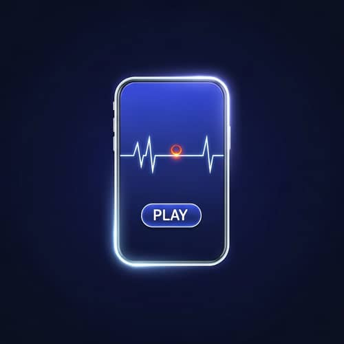 Dynamic & Vibrant 'Play' Button for Mobile Game - Next Level Challenge!