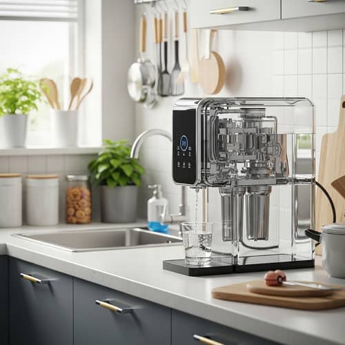 Sleek and Modern Water Purifier for Clean Kitchen | Brand Name