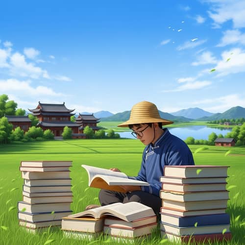 Chinese Descent Doctoral Student Studying in Rural Setting