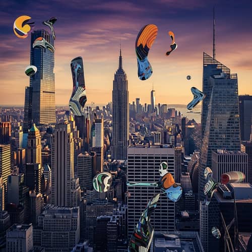 Intriguing Cityscape and Abstract Urban Harmony