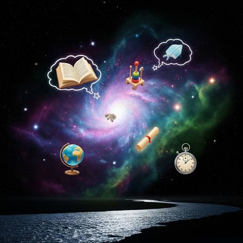 Colorful Nebula of Thoughts and Memories