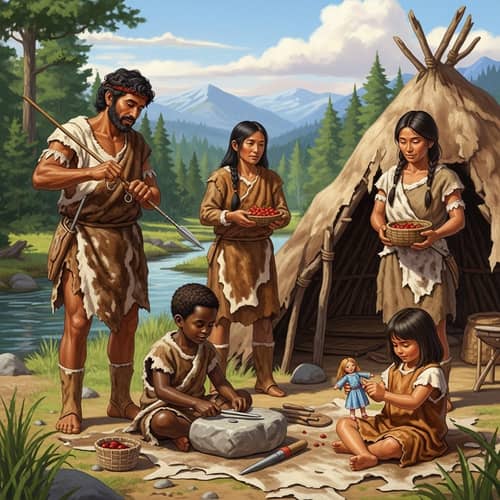 Life of a Hunter-Gatherer Family 10,000 Years Ago