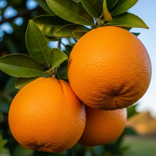 Ripe Navel Oranges: Juicy Citrus Delight