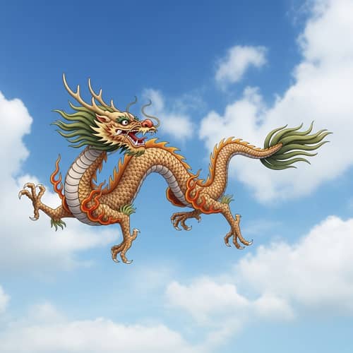 Traditional Chinese Dragon - Majestic Mythical Creature