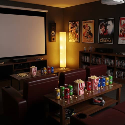 Cozy Home Cinema Setup for Ultimate Viewing Experience