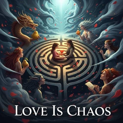 Love Is Chaos | Mythical Fantasy Novel Cover Illustration