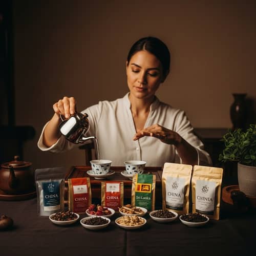 Tranquil Tea Ceremony with Chinese & Sri Lankan Blends | Anette's Elegance