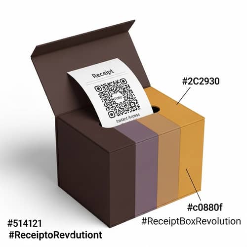 Sleek Modern Receipt Box - Revolutionizing Dining Experience