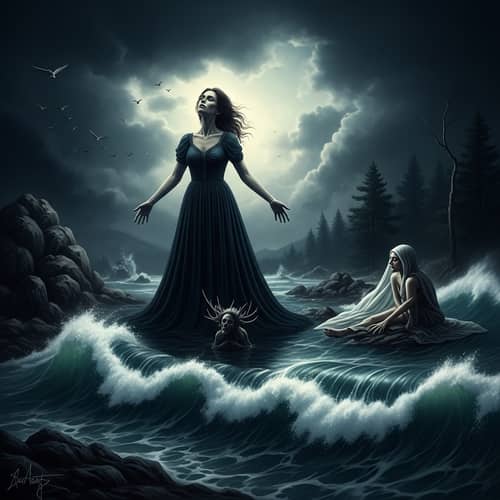Surrealist Digital Painting of End-of-Life Clutches | Haunting Art