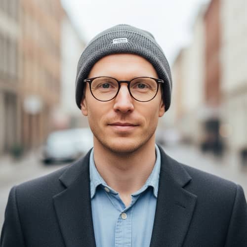 Calm Clean-Shaven Caucasian Man | Everyday Life Portrait