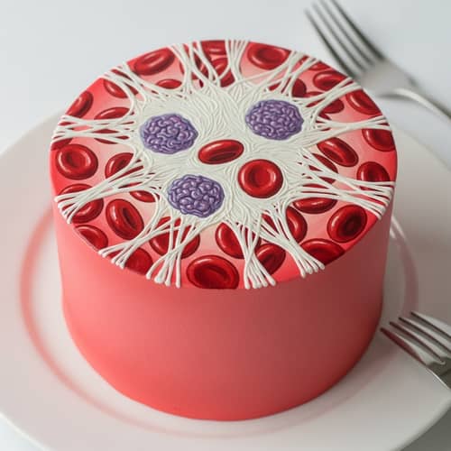 Creative Blood Clotting Cake Design