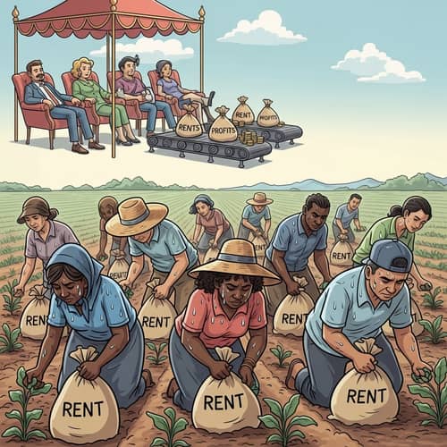 Inequality in Society: Farmers' Struggle vs. Wealthy Profits