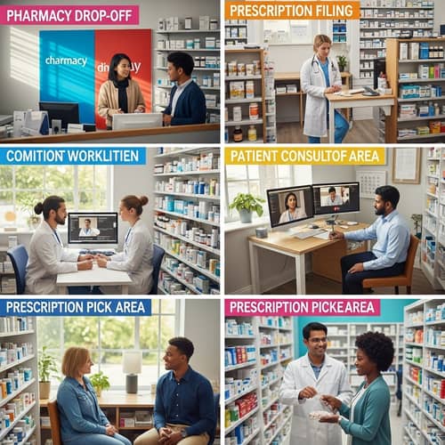 Modern Pharmacy: Patient-Centric Environment with Diverse Staff