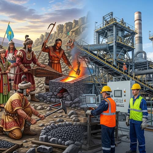 Labor Protection Day Celebration: Ancient Kazakh Tribes & Modern Industry