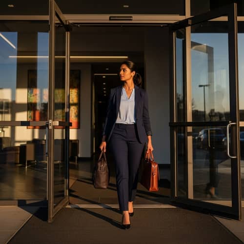 Confident South Asian Woman Balancing Motherhood and Career | New Chapter at Work