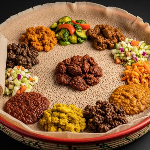 Authentic Ethiopian Meal: Rich Flavors & Shared Traditions