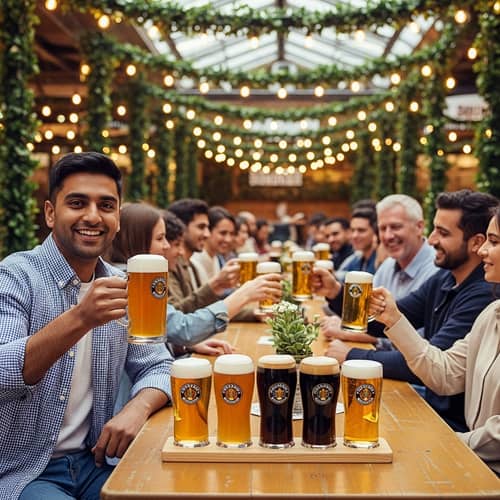 Diverse Beer Garden: Cheers to Variety and Inclusivity