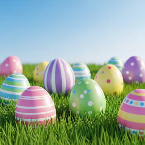 Delightful Easter Eggs in Pastel Colors | Easter Festivities